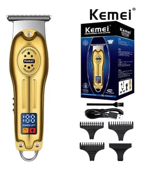 Maquina De Cortar Pelo / Barba Profesional Kemei KM-678