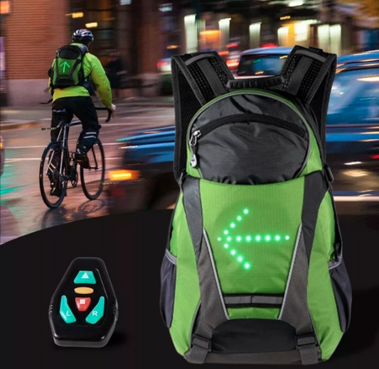 Mochila con señalero led y control